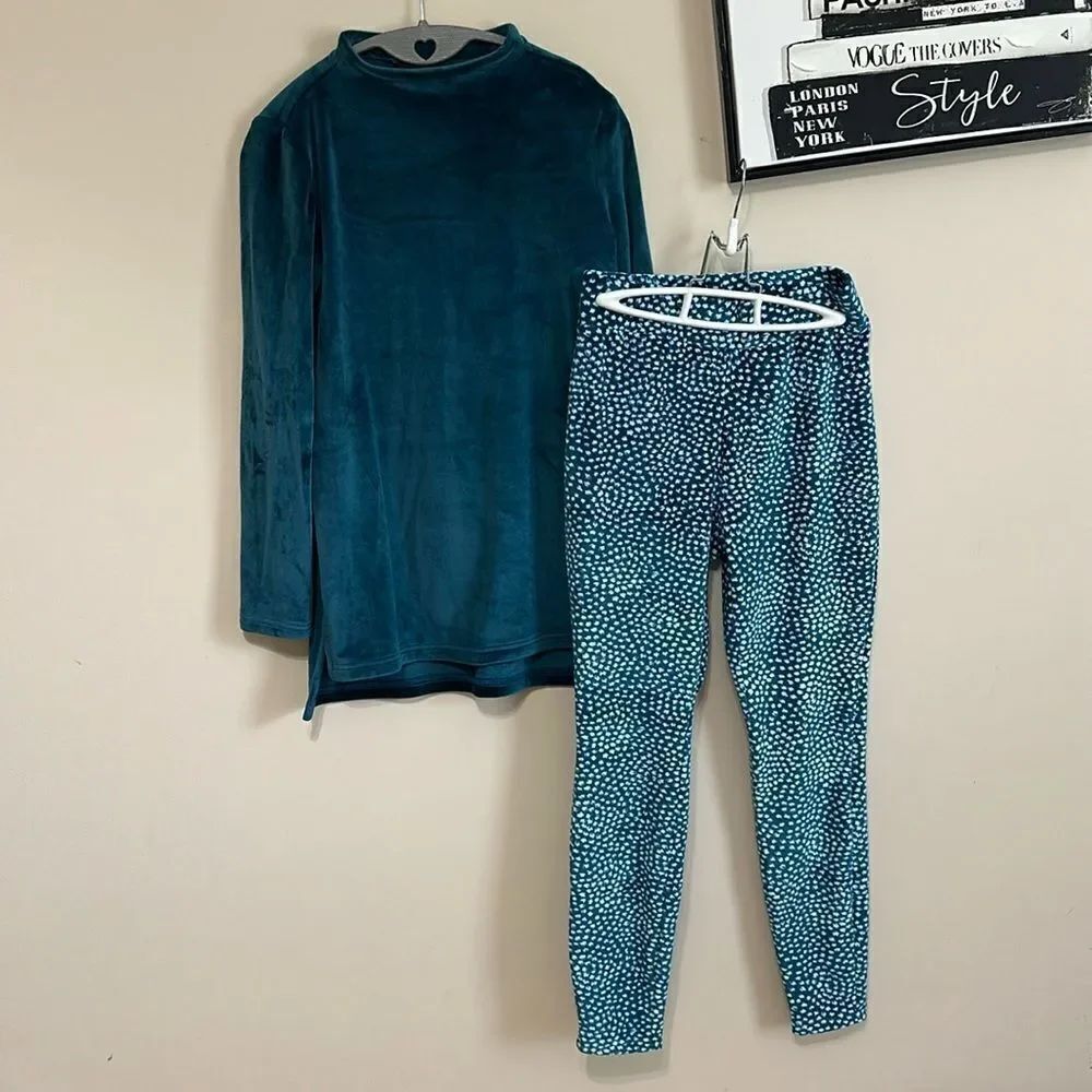 Lands’ End Fleece Like Lounge Set XS (2-4)